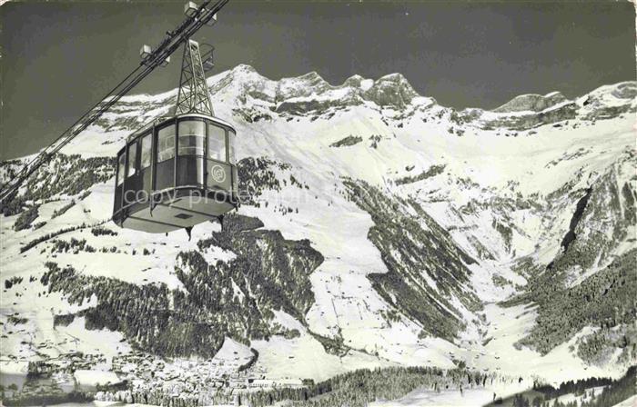 74011701 Seilbahn Cable-Car Telepherique Engelberg Gerschnialp Truebsee