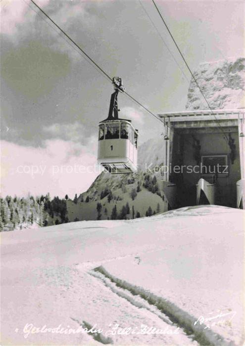 74012316 Seilbahn Cable-Car Telepherique Zell in Zillertal