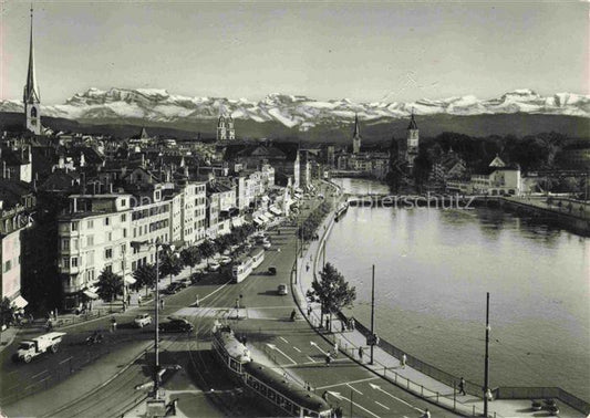 74012317 Strassenbahn Tramway-- Zuerich Limmatquai