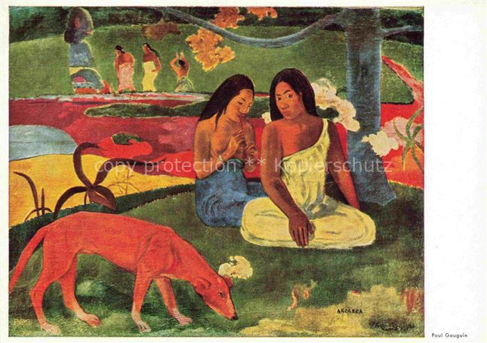 74016990 Gauguin Paul Kuenstlerkarte Arearea