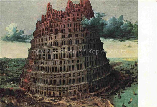 74017004 Bruegel de Oude Pieter Kuenstlerkarte De toren van Babel