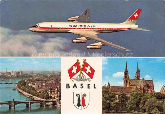 74017330 Flugzeuge Zivil Swissair Basel