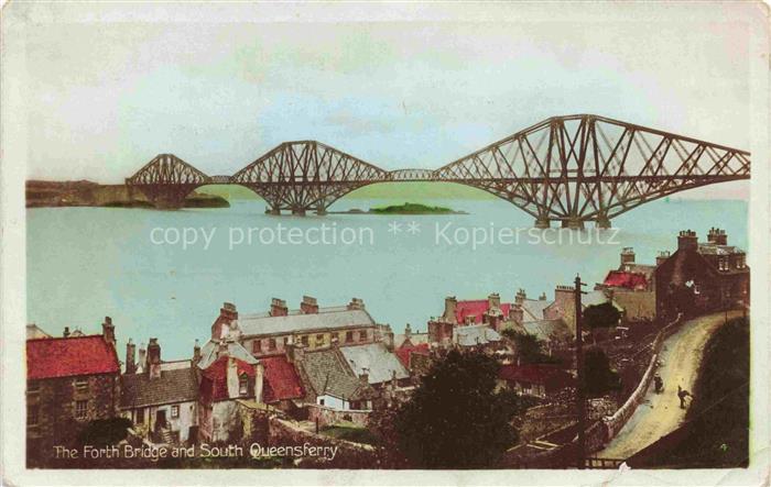 74009625 Queensferry Edinburgh Scotland UK The Fort Bridge and South Queensferry