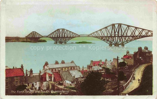 74009625 Queensferry Edinburgh Scotland UK The Fort Bridge and South Queensferry