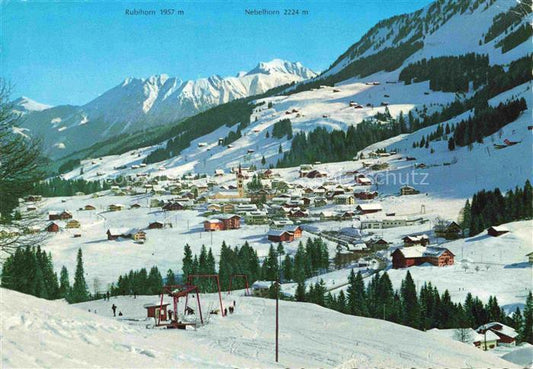 74009740 Riezlern Kleinwalsertal Vorarlberg mit Rubihorn und Nebelhorn