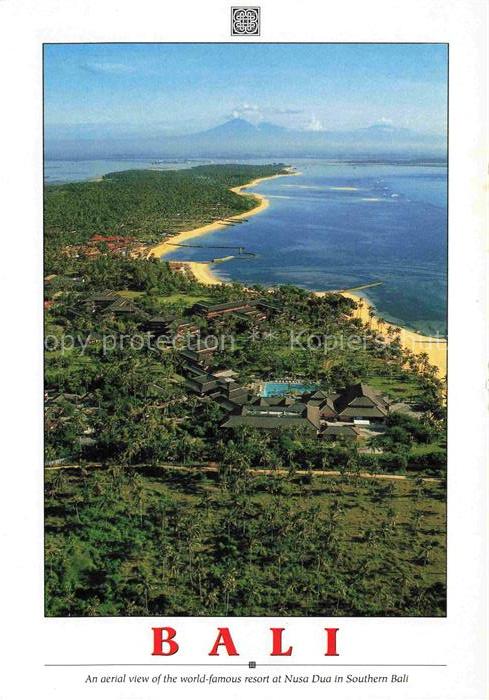 74010050 Bali  Indonesia Aerial view of resort at Nusa Dua