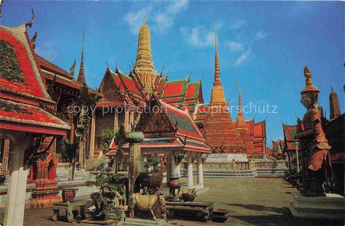 74011886 Bangkok Thailand Inside of the Emerald Buddha Temple