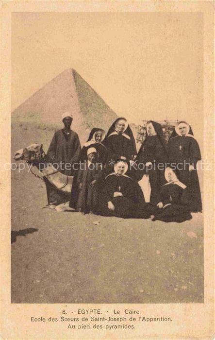 74011889 Le Caire  Egypt Ecole des Soeurs de Saint-Joseph de l'Apparition Au pie