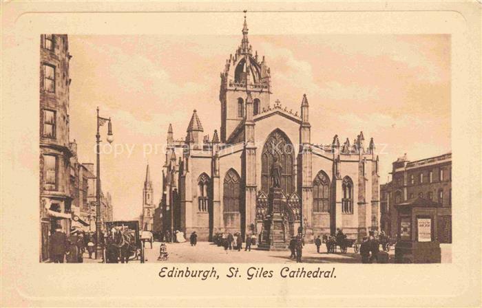 74012057 EDINBURGH  SCOTLAND UK St. Giles Cathedral Tucks Post Card No. 2459