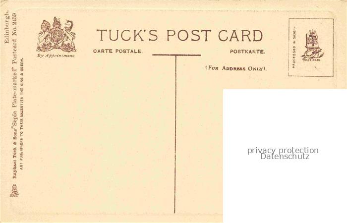 74012057 EDINBURGH  SCOTLAND UK St. Giles Cathedral Tucks Post Card No. 2459