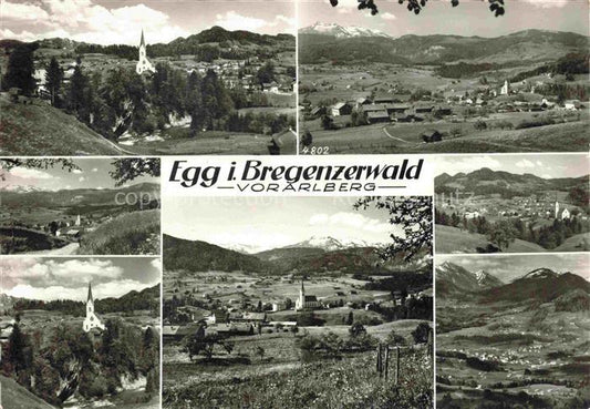 74012181 Egg Bregenzerwald Vorarlberg AT Panorama Alpen Landschaft