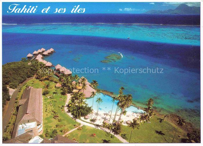 74012626 Tahiti Polynesia et ses îles vue aérienne Hôtel Tahiti Beachcomber Inte