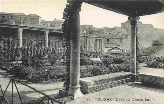 74010639 TOLEDO Castilla-La Mancha ES Casa del Greco Jardin