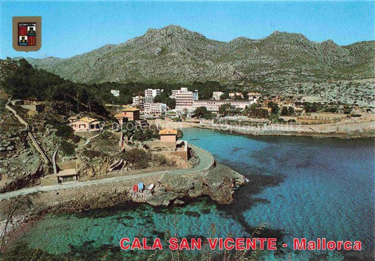 74010887 Cala San Vicente Mallorca Fliegeraufnahme