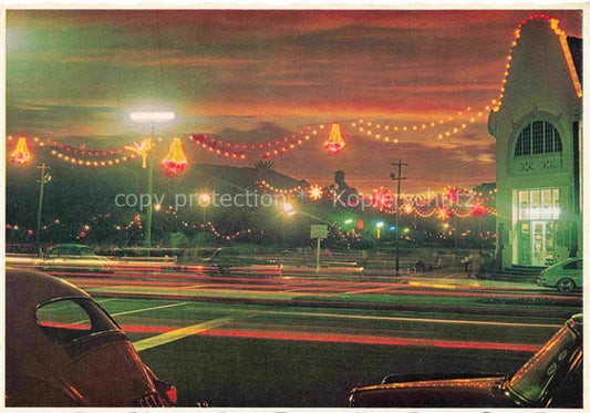 74012390 Port Elizabeth  Southafrica Festive Lights on the beach front