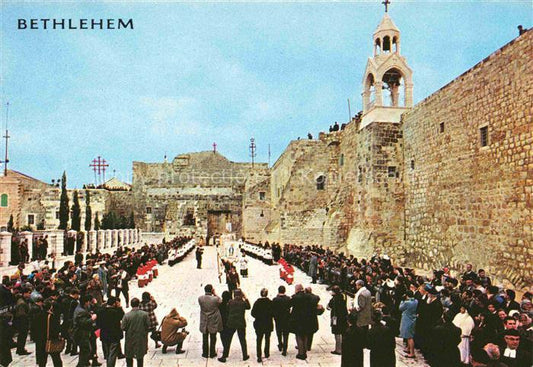 74012457 Bethlehem  Yerushalayim Israel Church of Nativity at Christmas Processi