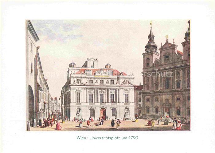 74012476 WIEN AT Universitaetsplatz um 1790