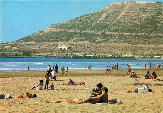 74013969 Agadir Maroc Vue sur la plage