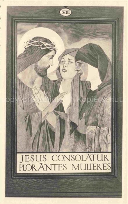 74020379 Jesus Christus Christentum Consolatur plorantes Mulieres