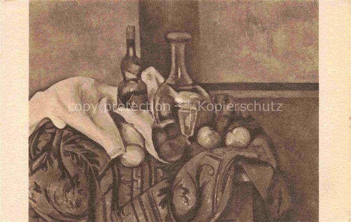 74020406 CEZANNE Paul Kuenstlerkarte Still Life