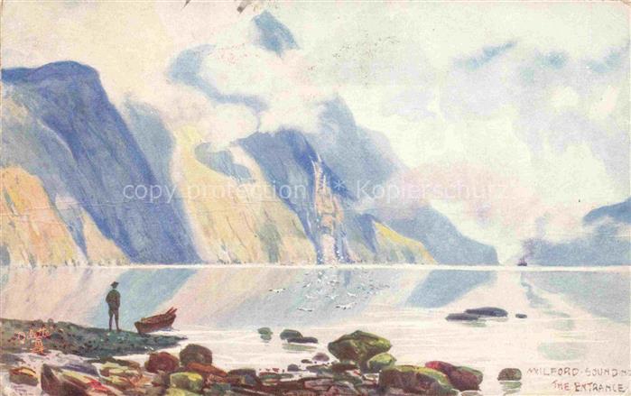 74020634 Verlag Tucks Oilette Serie Nr. 7415 Milford Sound NZ