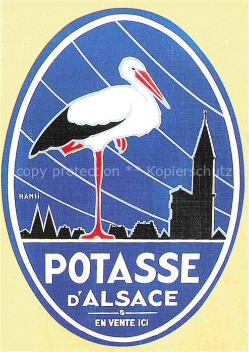 74022954 Hansi  Waltz J J Kuenstlerkarte Alsace Elsass Potasse Alsace en vente I