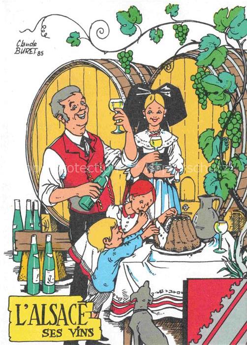 74023516 Wein Wine Vin Vino-- Alsace Puzzle Pfaffenhoffen