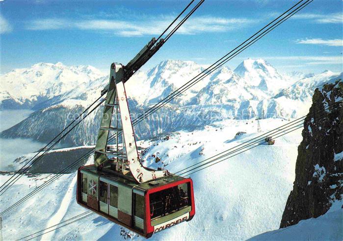 74023559 Seilbahn Cable-Car Telepherique Courchevel Savoie France