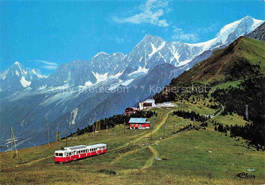 74023563 Eisenbahn Railway Chemin de Fer St Gervais les Bains Les Houches