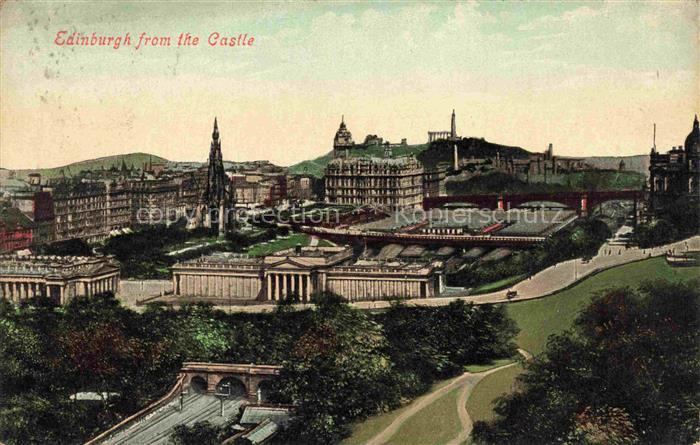 74013351 EDINBURGH  SCOTLAND UK As seen from the castle