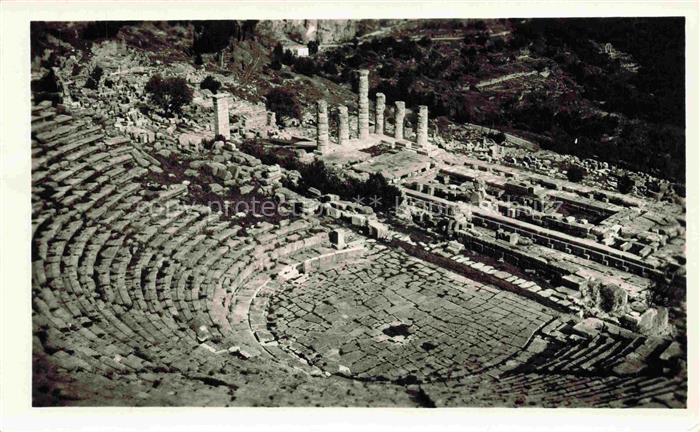 74013371 Delphi Delfi Greece Théatre romain Antike Staette