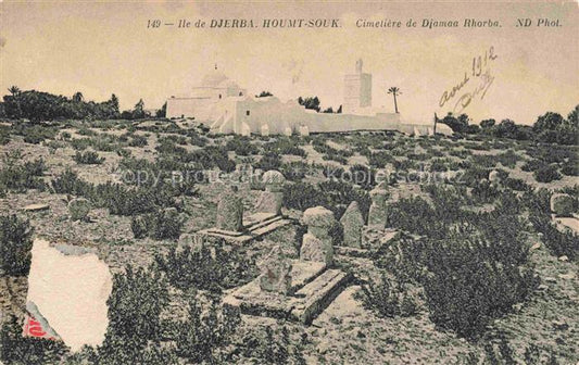 74013376 Houmt-Souk Djerba Tunesie Cimetière de Djamaa Rhorba