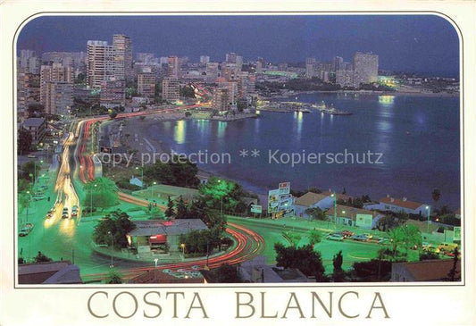 74013472 Albufereta Costa Blanca Alicante ES Vista panoramica nocturna