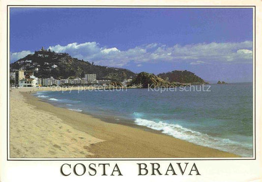 74013487 BLANES Costa Brava ES Kuestenpanorama Strand