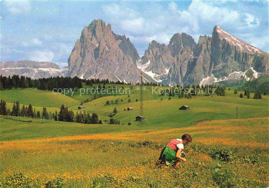 74013680 Alpe di Siusi Seiseralm Trentino IT Landschaftspanorama Groedner Tal mi