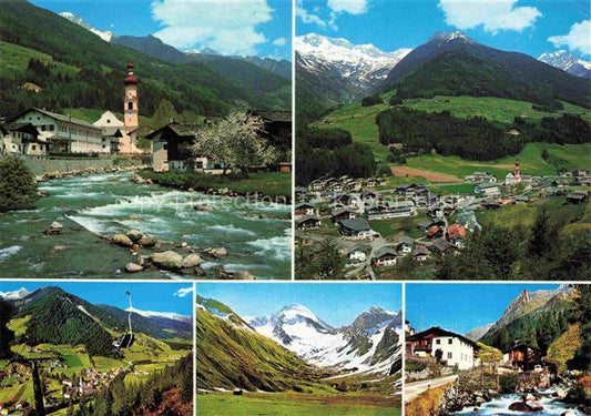 74013700 St Johann Ahrntal Suedtirol IT Partie am Fluss Panorama Alpen Sessellif