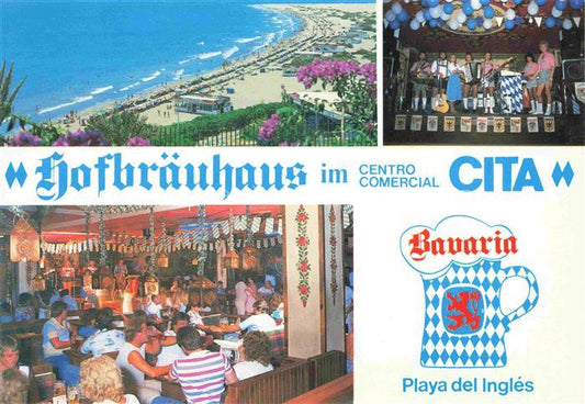 74013704 Playa del Ingles Gran Canaria ES Hofbraeuhaus im Cita Gastraum Livemusi