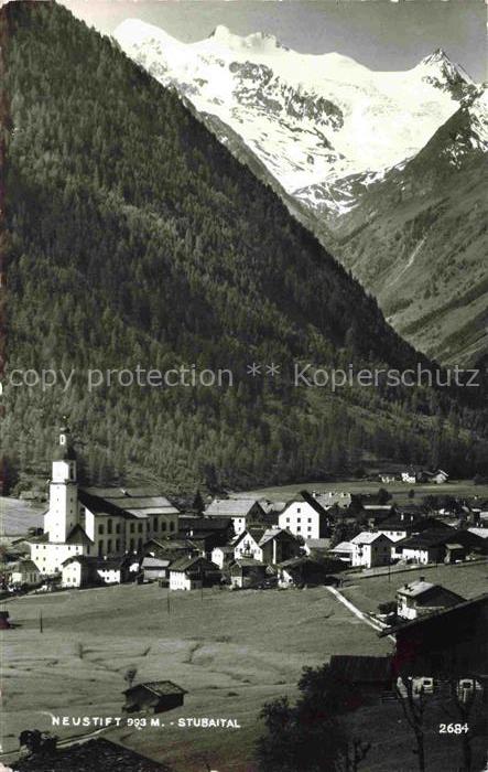 74014115 Neustift  Stubaital Tirol AT Gesamtansicht mit Alpenpanorama