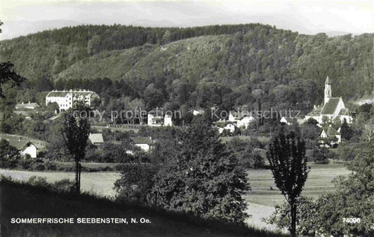 74014119 Seebenstein Niederoesterreich AT Panorama Sommerfrische