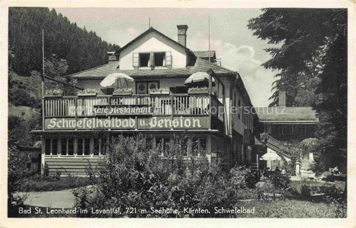 74014123 Bad St Leonhard Lavanttal Kaernten AT Schwefelheilbad und Pension