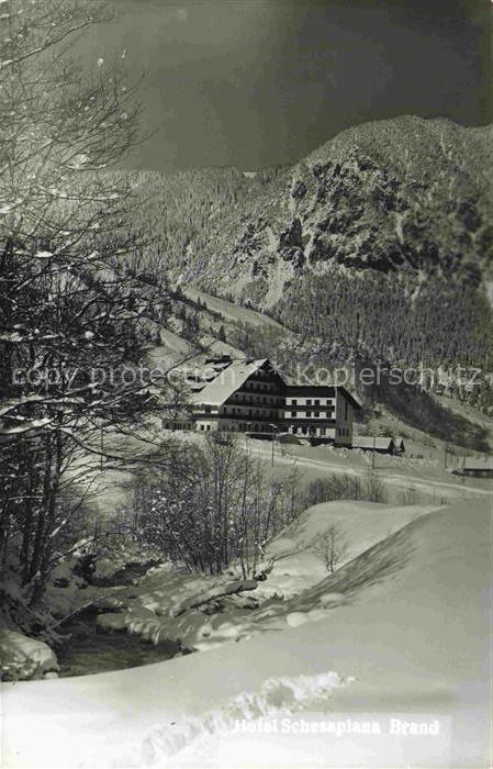 74014129 Brand Vorarlberg Hotel Schesaplana Winterlandschaft