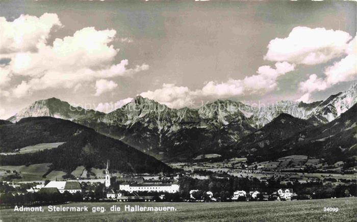 74014154 Admont Steiermark AT Panorama Blick gegen Hallermauern