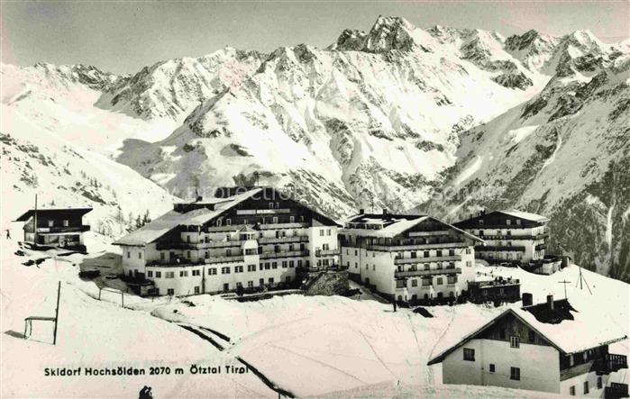 74014233 Hochsoelden oetztal Tirol AT Teilansicht Skidorf Wintersportplatz oetzt