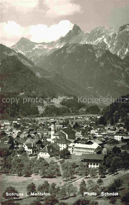 74014254 Schruns Tschagguns Vorarlberg AT Panorama Montafon