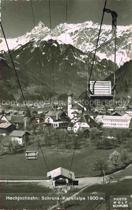 74014255 Schruns Tschagguns Vorarlberg AT Hochjochbahn Schruns - Kapellalpe