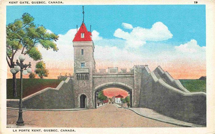 74014519 QUEBEC Canada Kent Gate Illustration