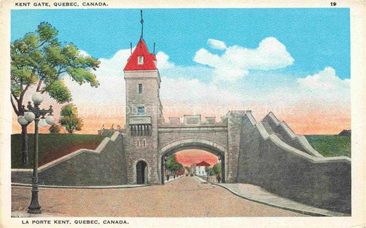 74014519 QUEBEC Canada Kent Gate Illustration