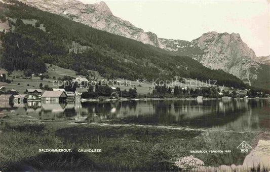 74014555 Grundlsee Steiermark AT Uferpartie am See