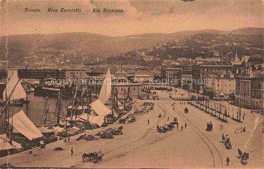 74014618 TRIESTE Triest IT Riva Carciotti Via Stazione