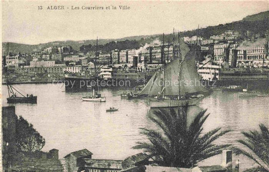 74014619 ALGER  Algerie Les Courriers et la ville